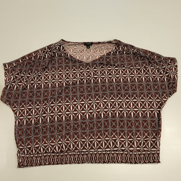 Ann Taylor Factory Dolman blouse with rouch band waist. - Picture 1 of 2